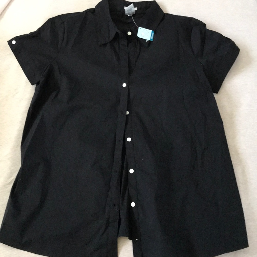Black Maternity Blouse